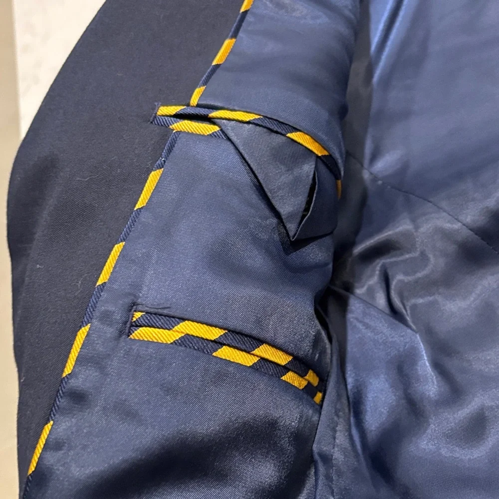 Lauren Ralph Lauren Navy Crest Blazer – Women’s XS Fit - Picture 7 of 14